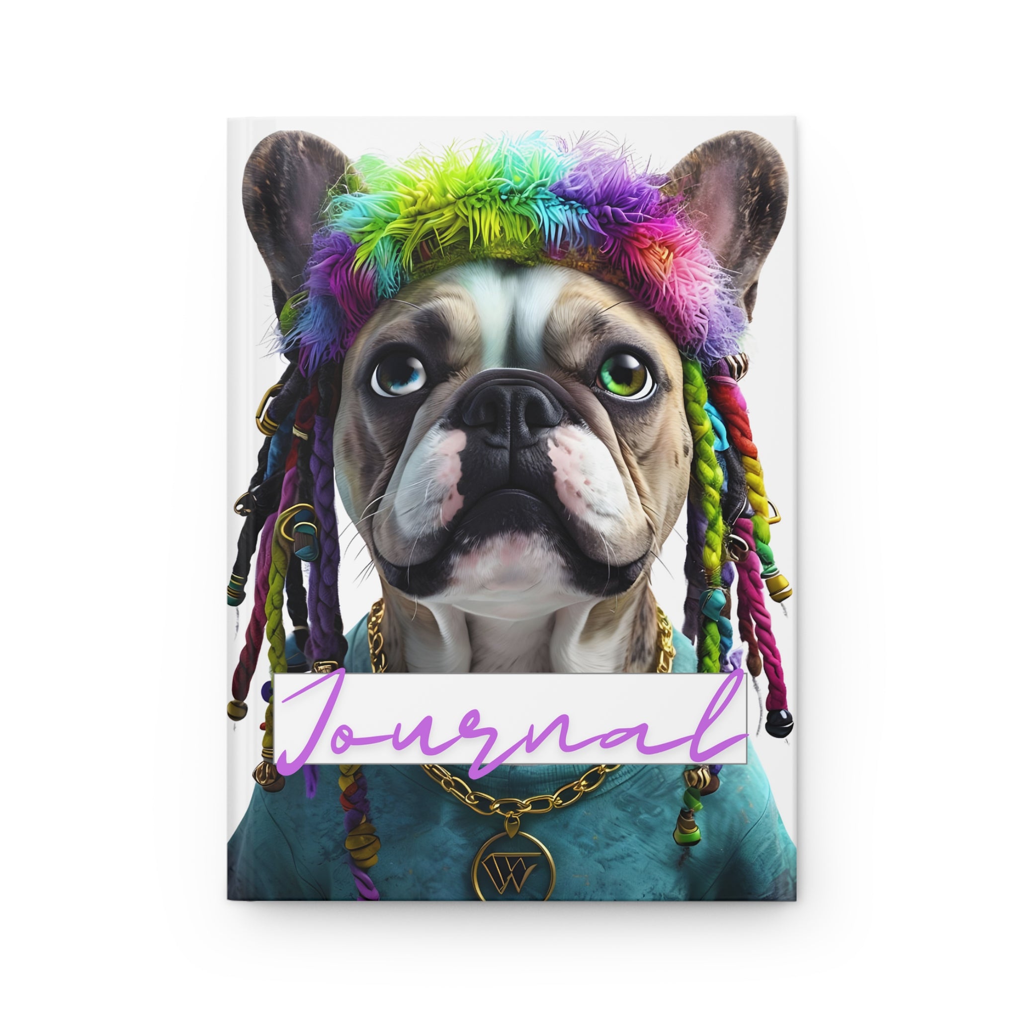 Funky Frenchie Vibes – A Hardcover Journal with Paw-sonality!