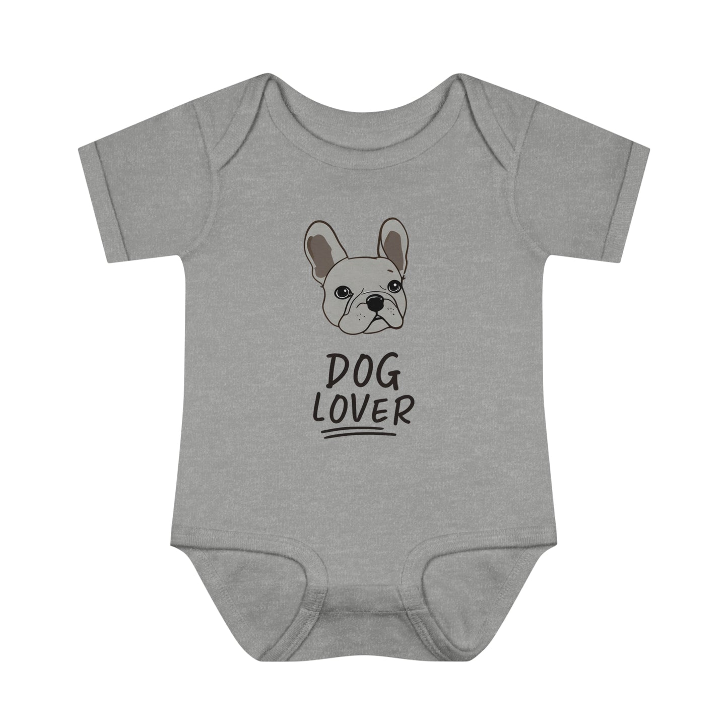 Lil' Frenchie Fan - Infant Baby Rib Bodysuit