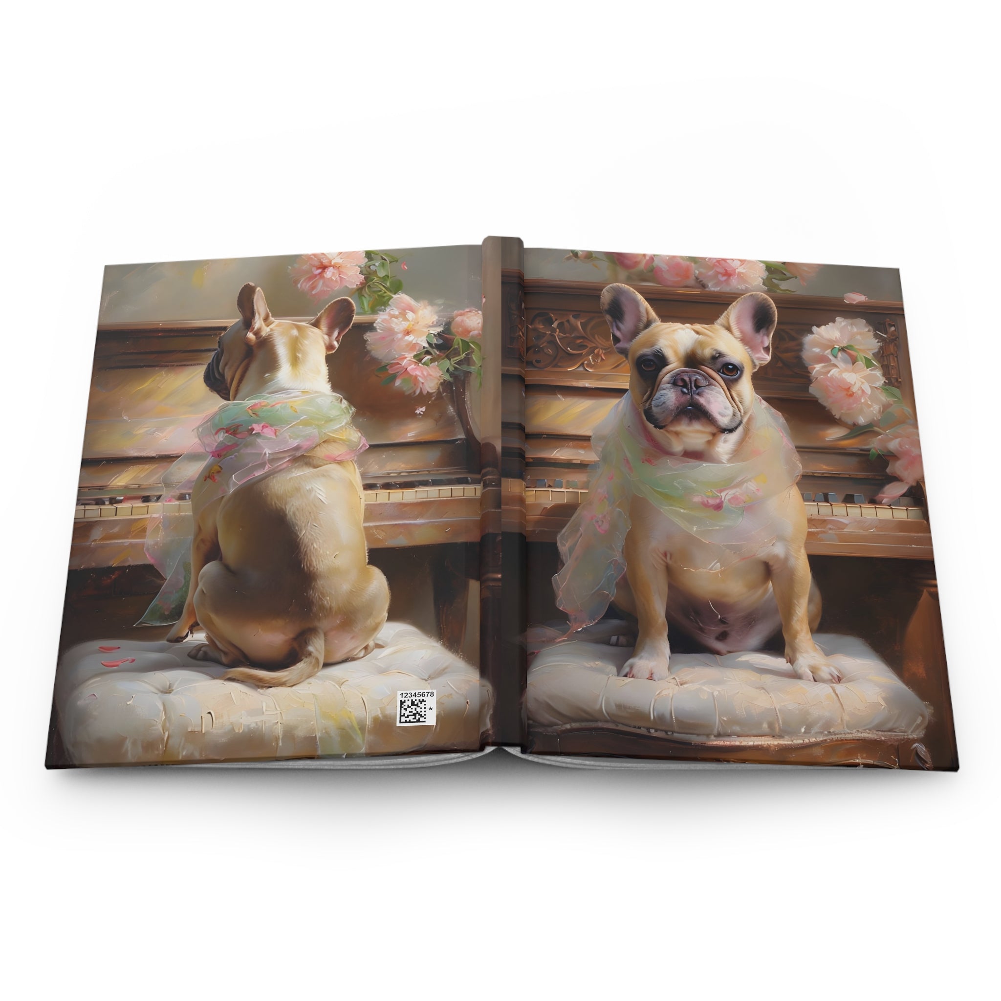 Frenchie Elegance – Hardcover Journal for Refined Reflections