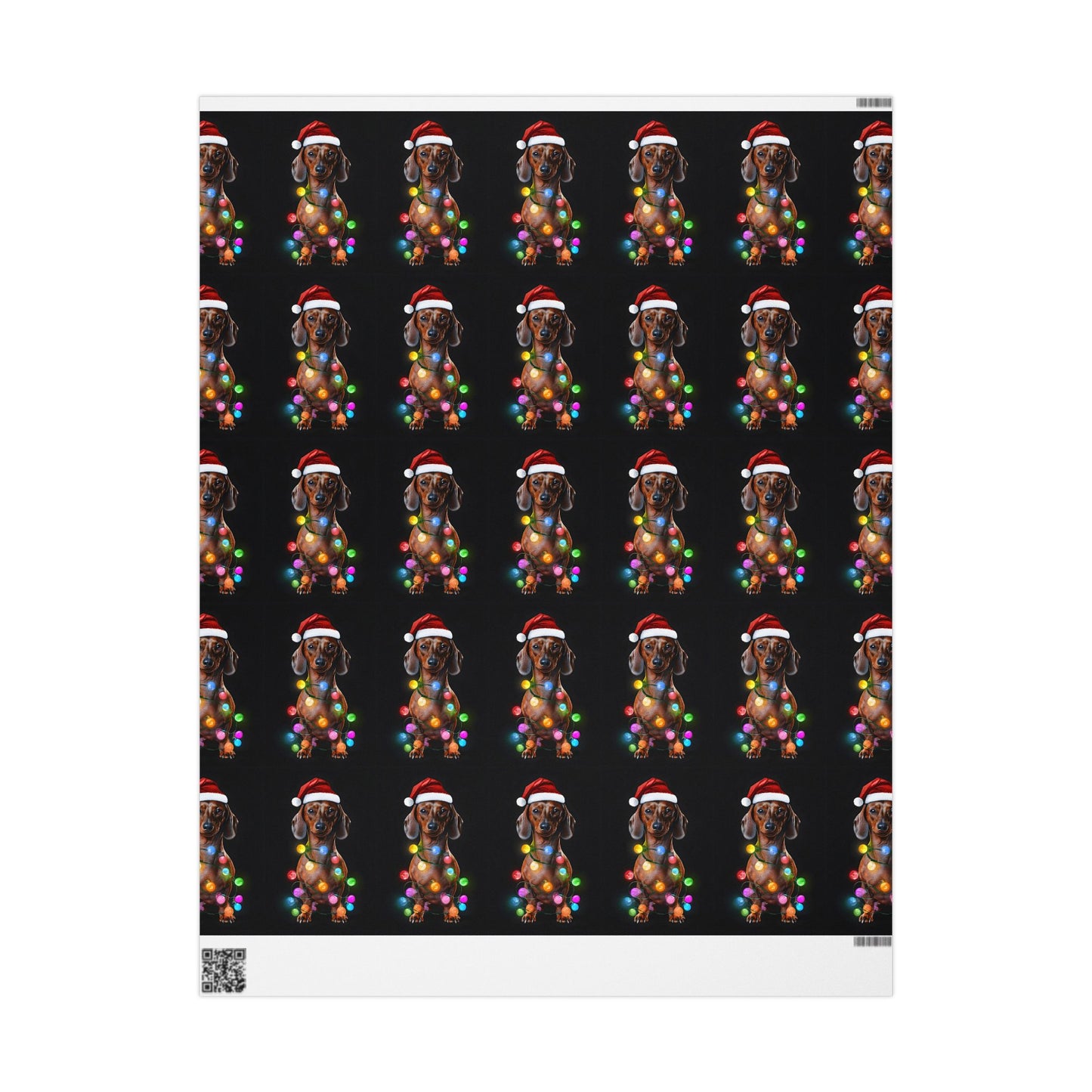 Dachshund Festive Wrap - Jolly Paws Edition! Wrapping Papers