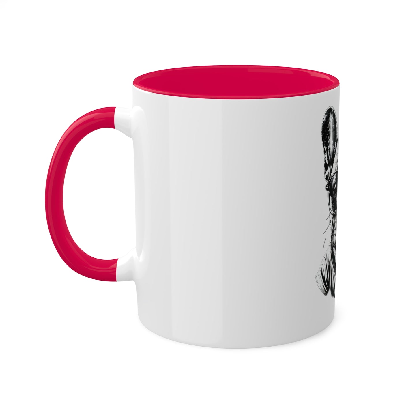 Frenchie Mug – Sip in Style and Pawsitivity! - Colorful Mugs, 11oz