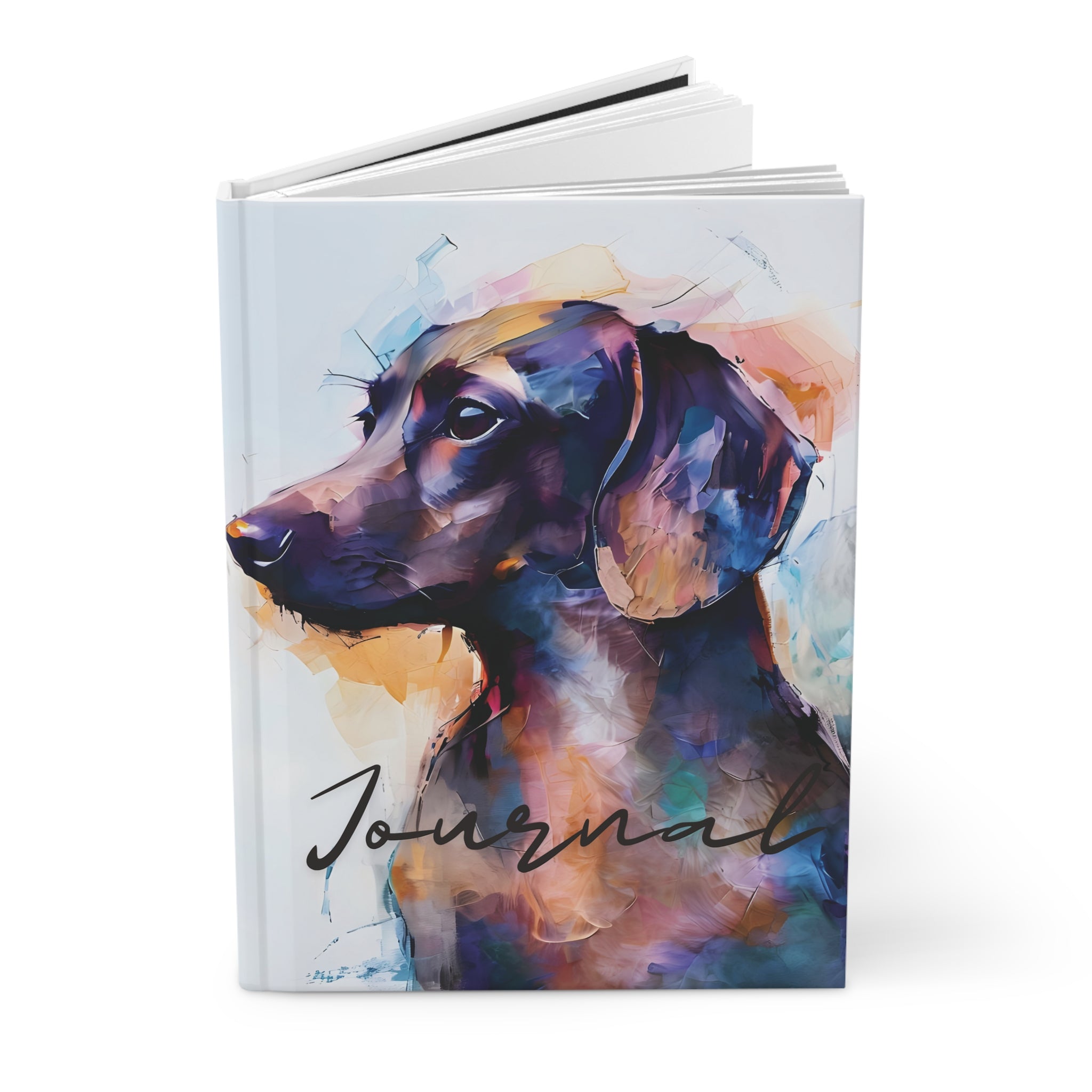 Dachshund Reflections – Watercolor Doxie Hardcover Journal