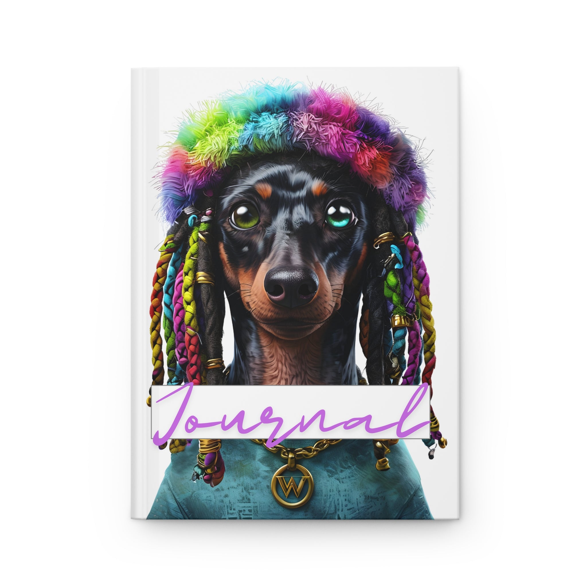 Doxie Delight – A Hardcover Journal with Groovy Dachshund Vibes!