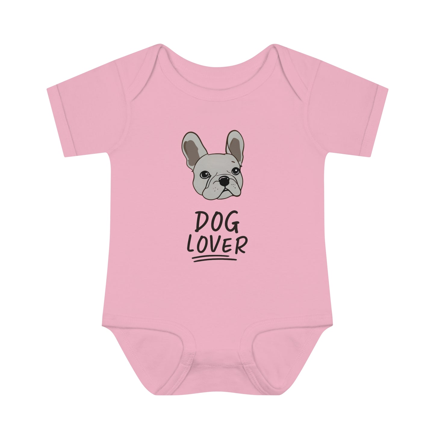 Lil' Frenchie Fan - Infant Baby Rib Bodysuit