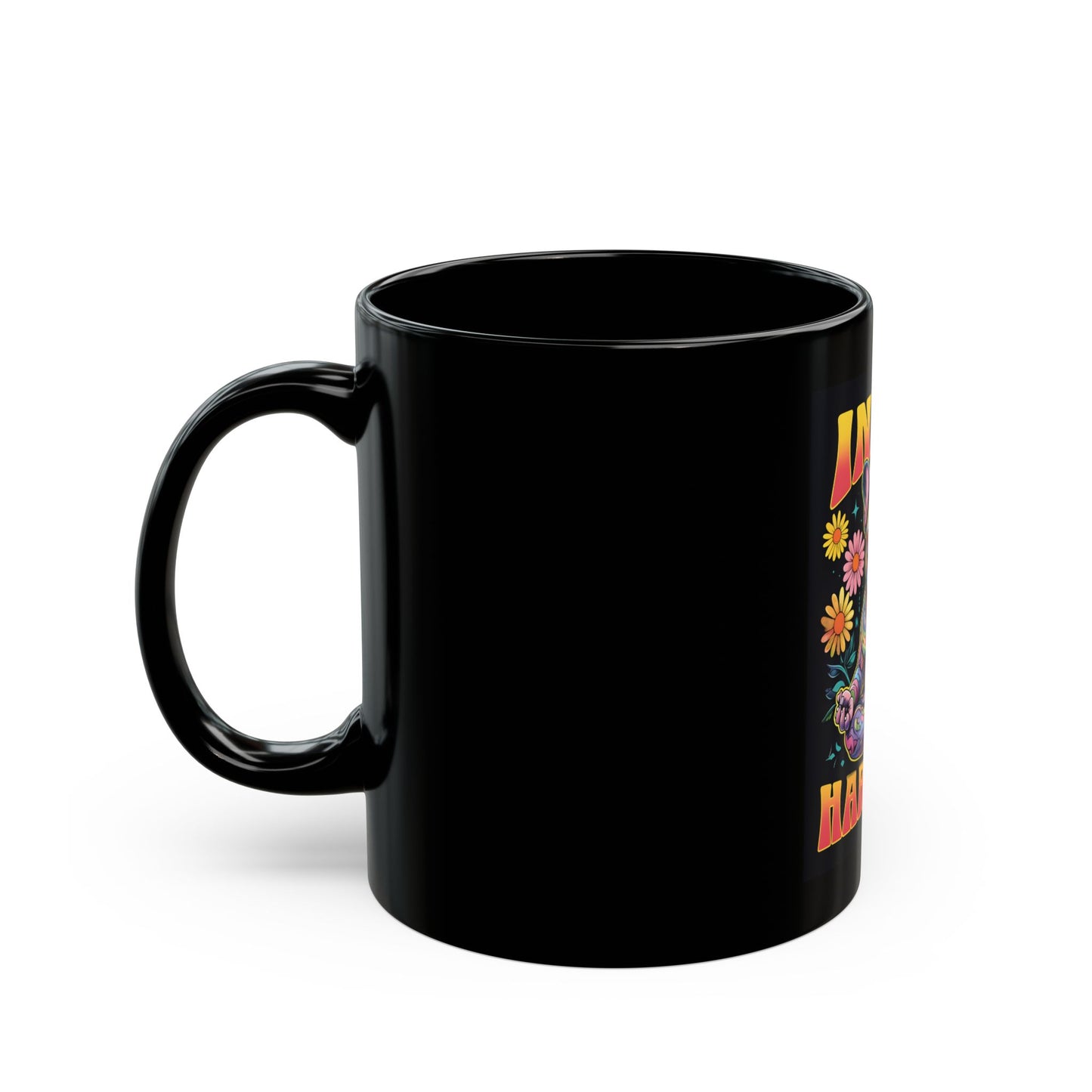 Paws & Reflect: Zen Frenchie Vibes - Black Mug (11oz, 15oz)